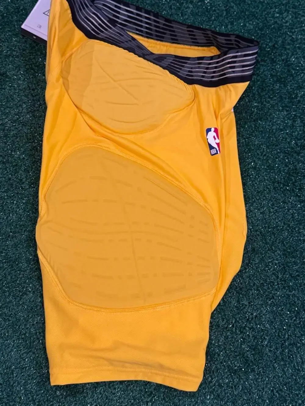 Nike Pro Hyperstrong NBA Padded Compression Shorts Yellow XXL-Tall